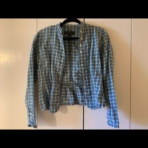 vintage fitted Ralph Lauren blouse